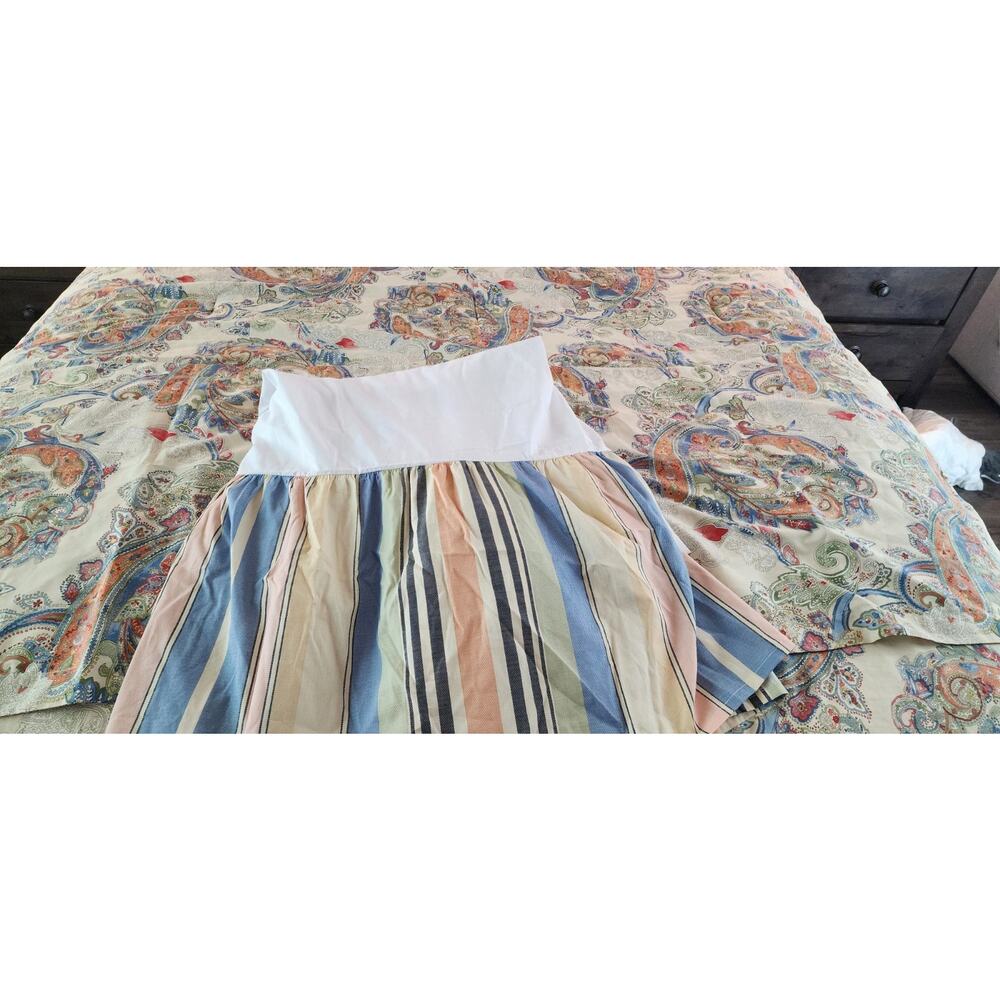 Vintage Chaps Ralph Lauren Coral Sands Queen Comforter Dust Ruffle Shams - Picture 5 of 15